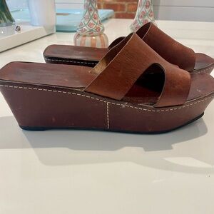 Clergerie Paris Slide Wedge Sandal